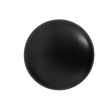 Knott matt svart Ø30 mm